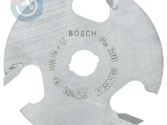 Bosch - Expert Serisi Ahşap İçin Üç Bıçaklı, Sert Metal Diskli Kanal Freze 8*50,8*2,5 mm